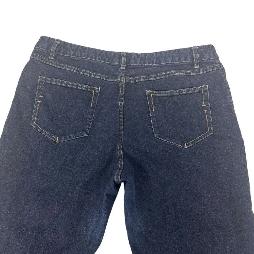 J. Jill Authentic Fit Below Waist Blue Jeans size 16P